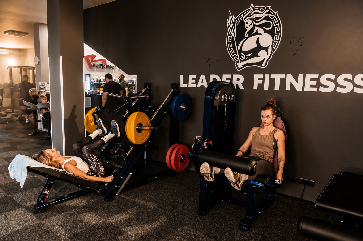 Trénink v Leader Fitness 23