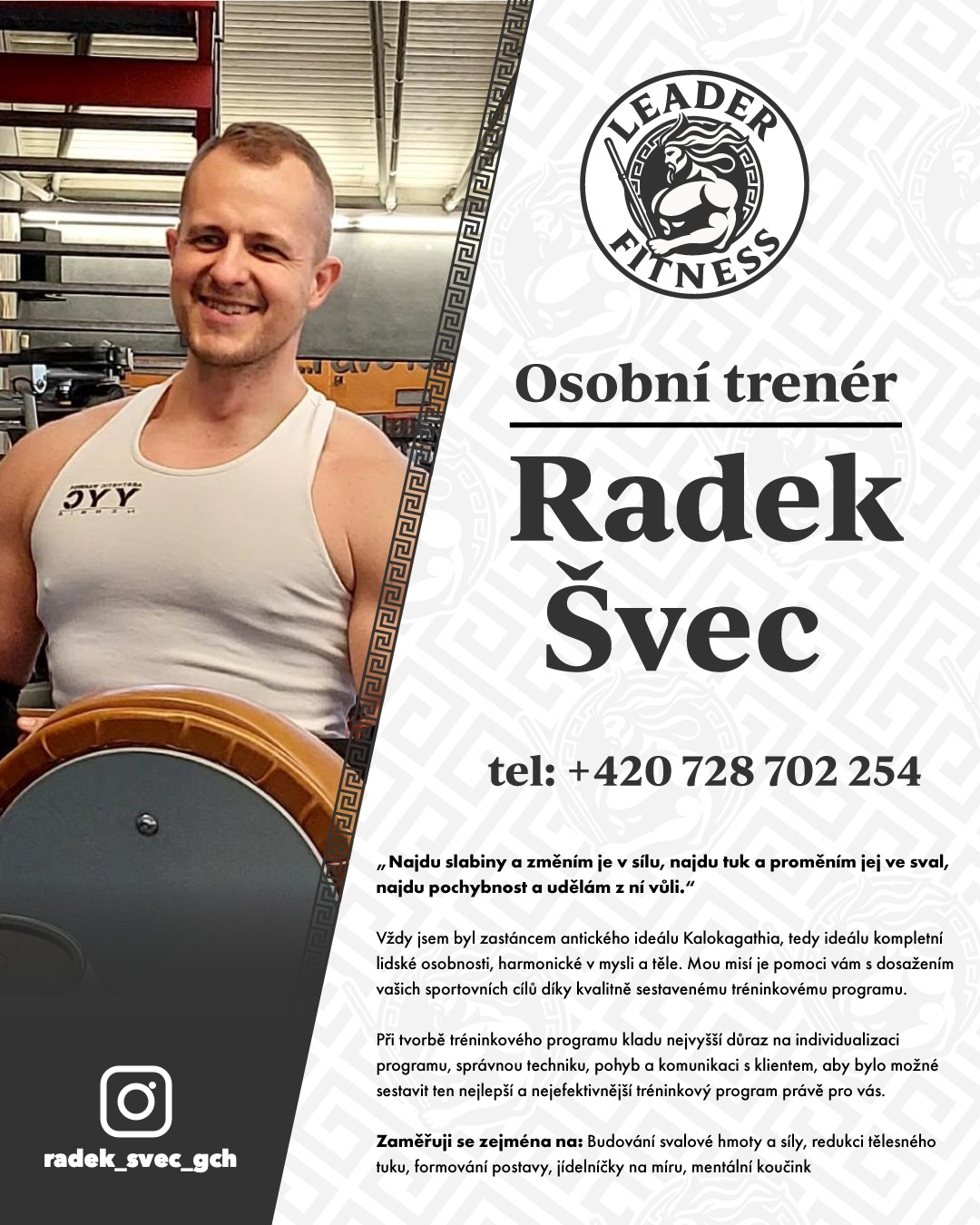 Osobní trenér Radek Švec